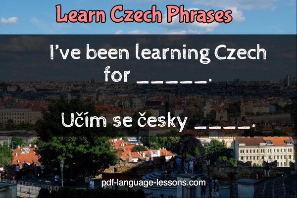 introduce yourself in czech