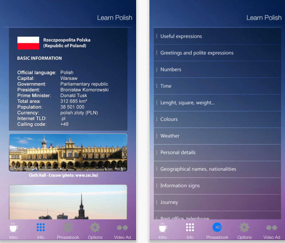 polish learning apps