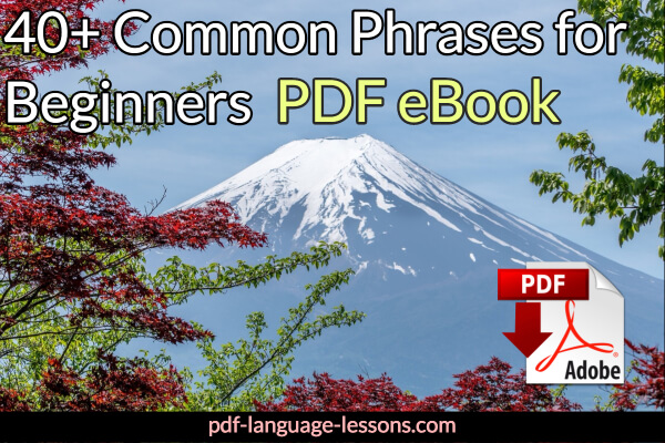 japanese pdf lessons