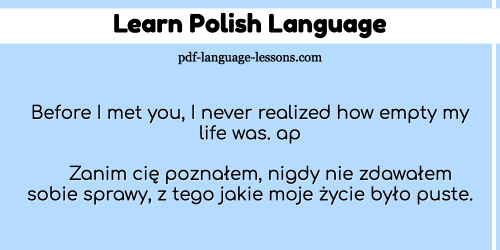 marry me in polish