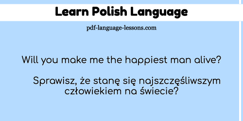 marry me in polish